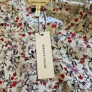 NEW Rebecca Taylor 100% silk blouse. Size:8